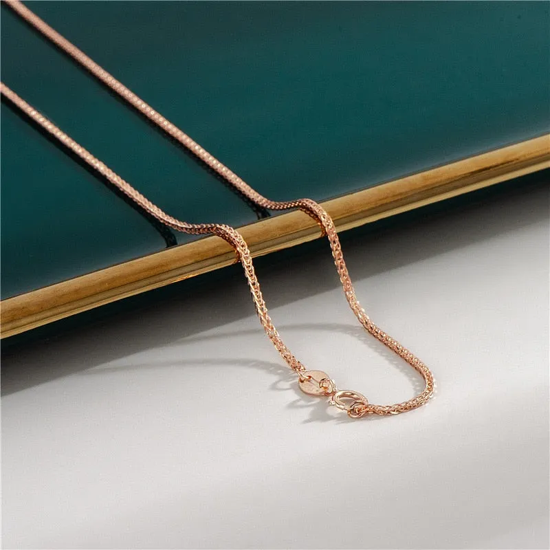 18K Rose Gold Plated Necklaces