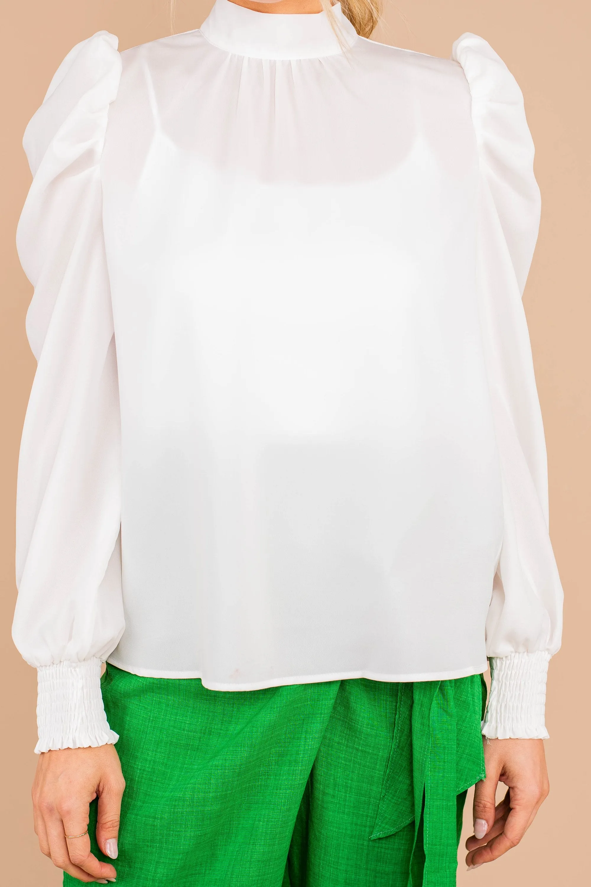 Be A Stand Out White Blouse