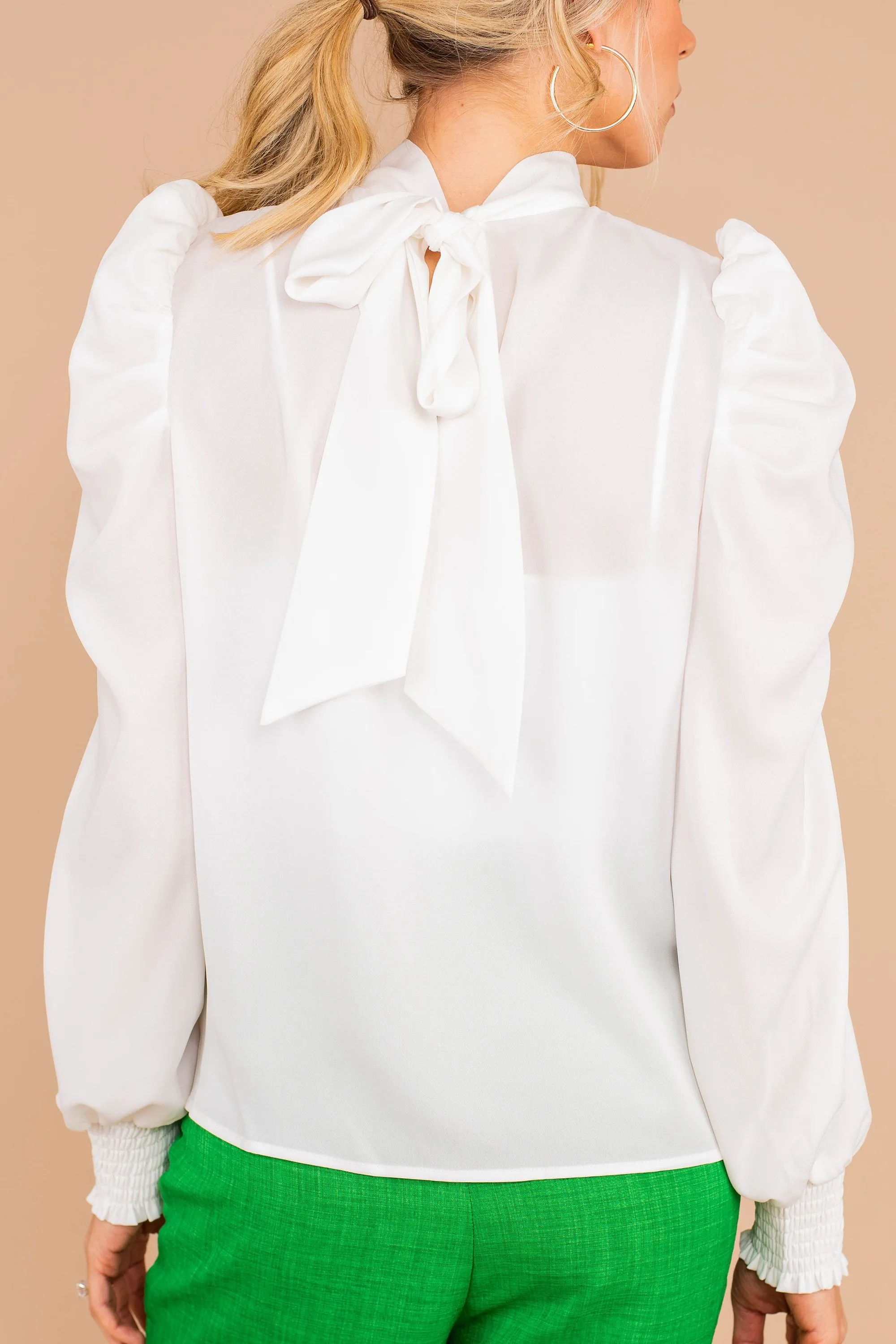 Be A Stand Out White Blouse