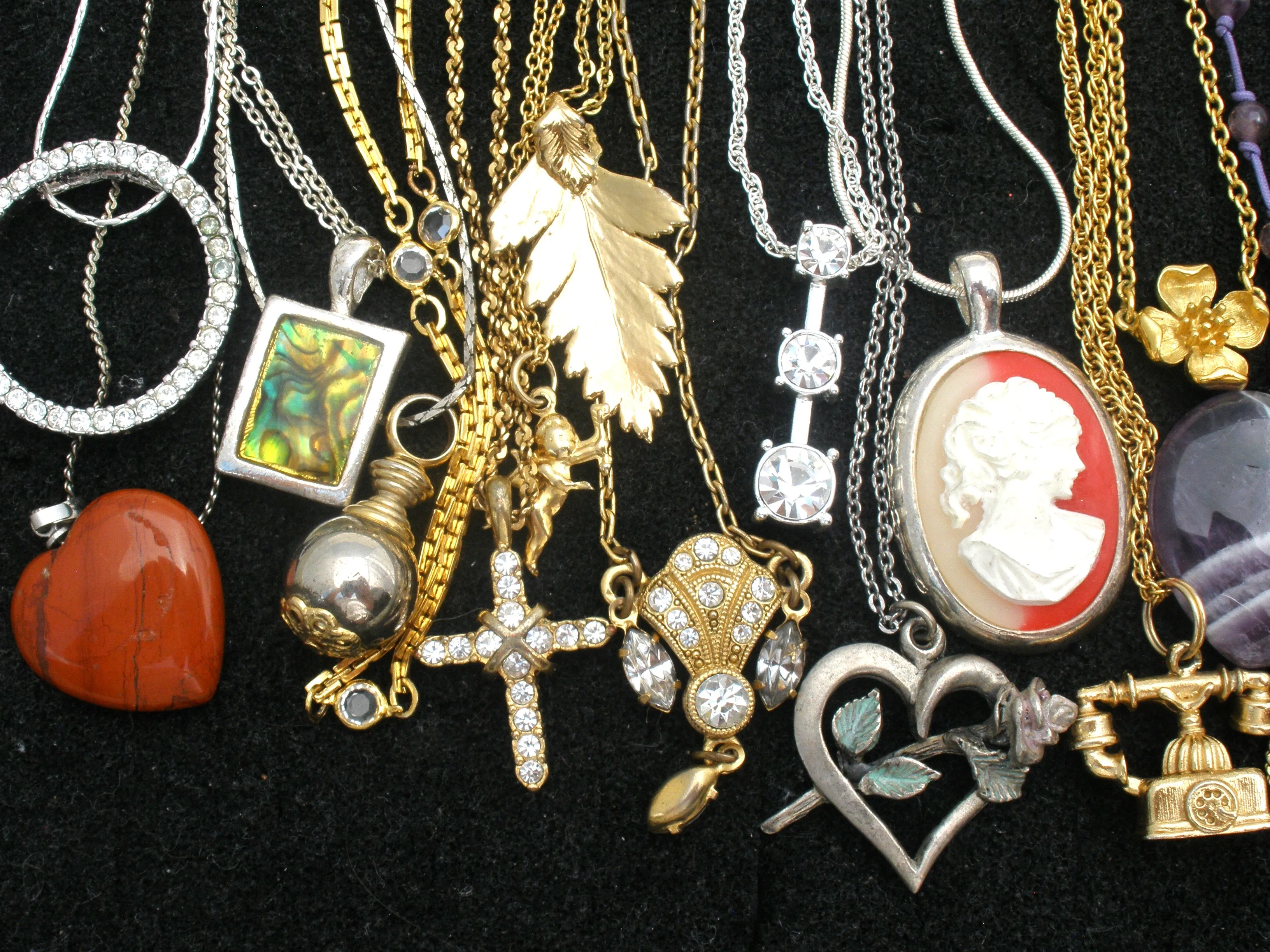 Collection of Vintage to Modern Pendant Necklaces