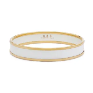 Cream & Gold Enamel Bangle