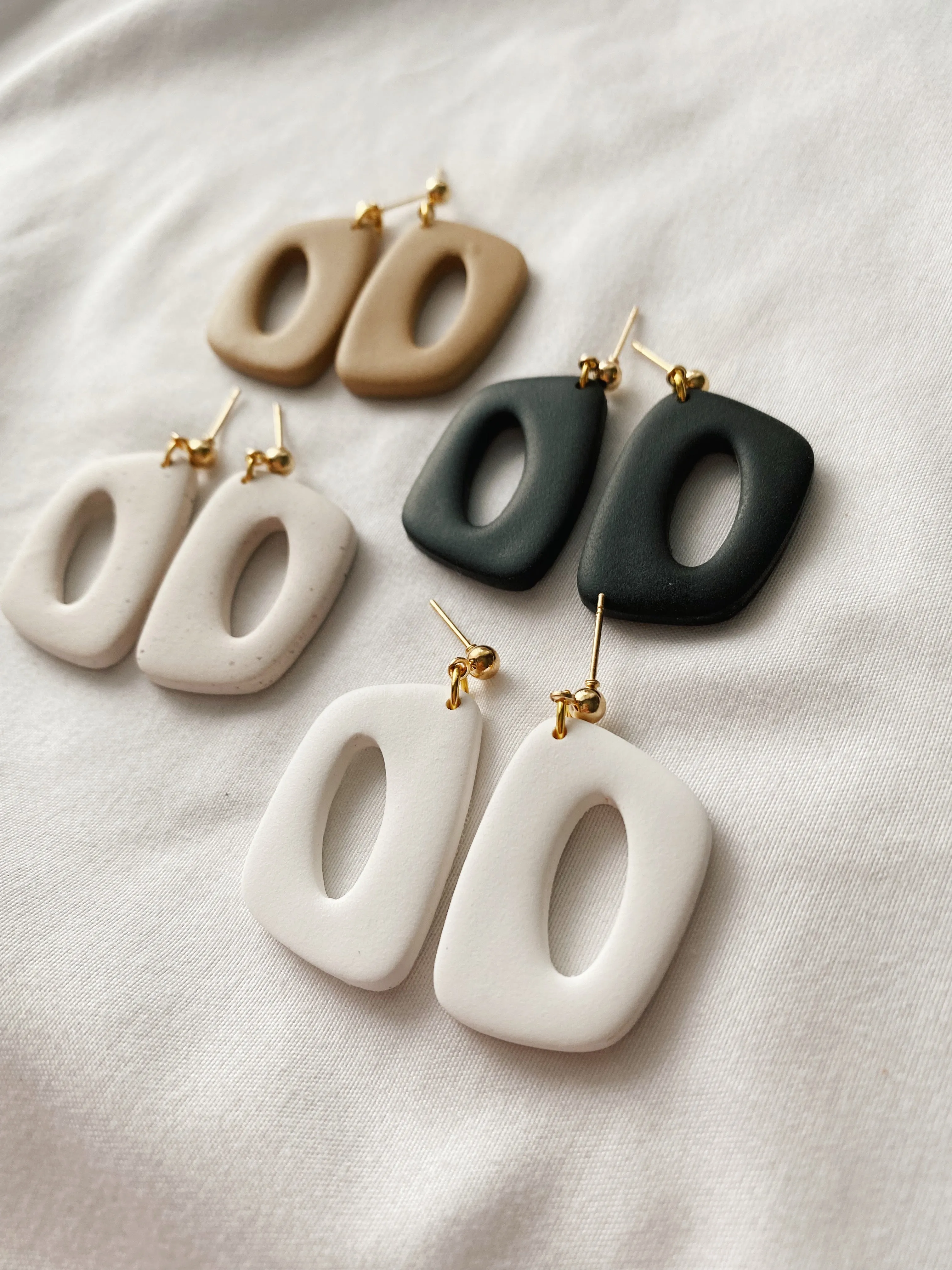 Dani  | The Timeless Collection | Handmade Polymer Clay Earrings