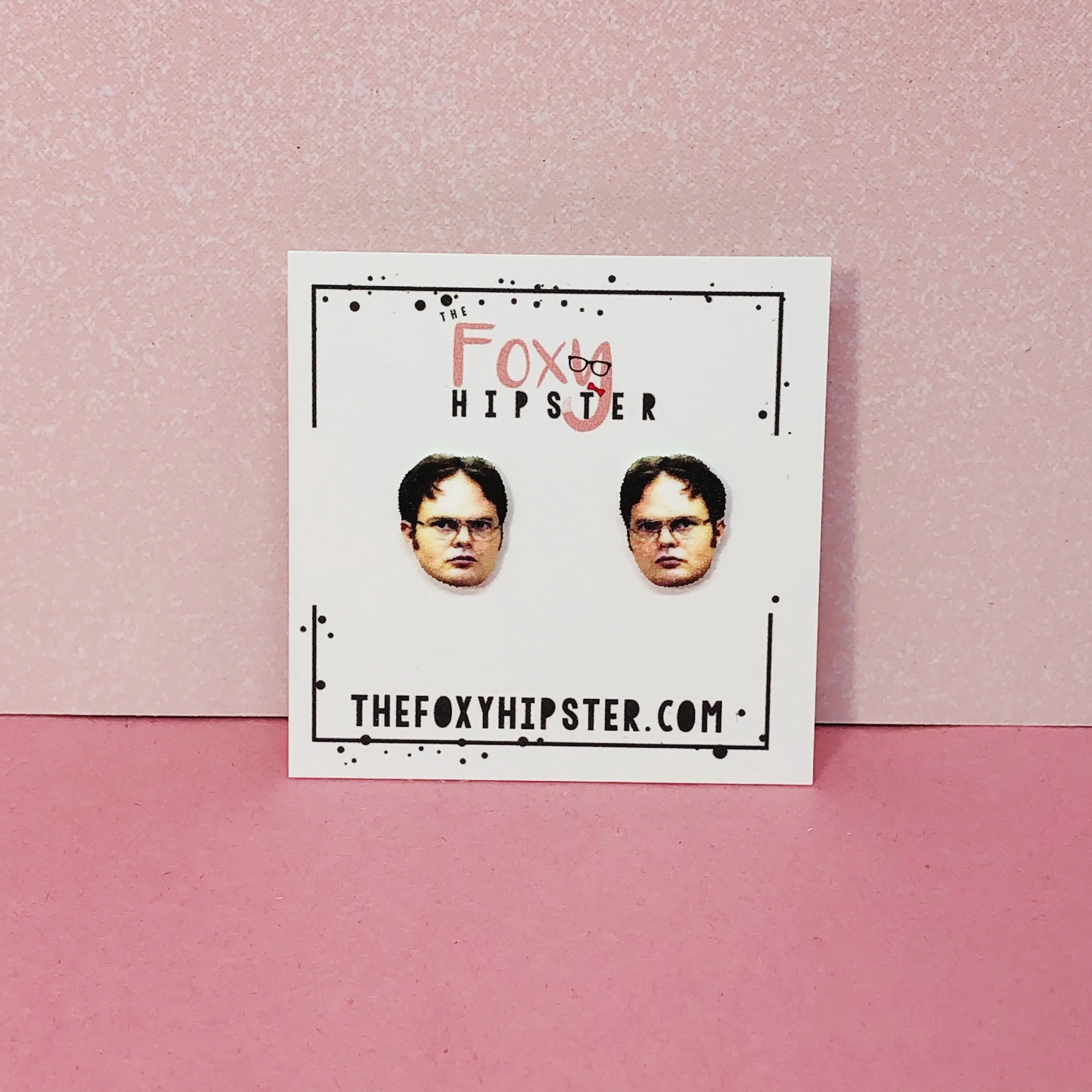 Dwight Schrute Stud Earrings The Office