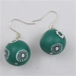 Fair Trade Green Samunnat Funky Earrings