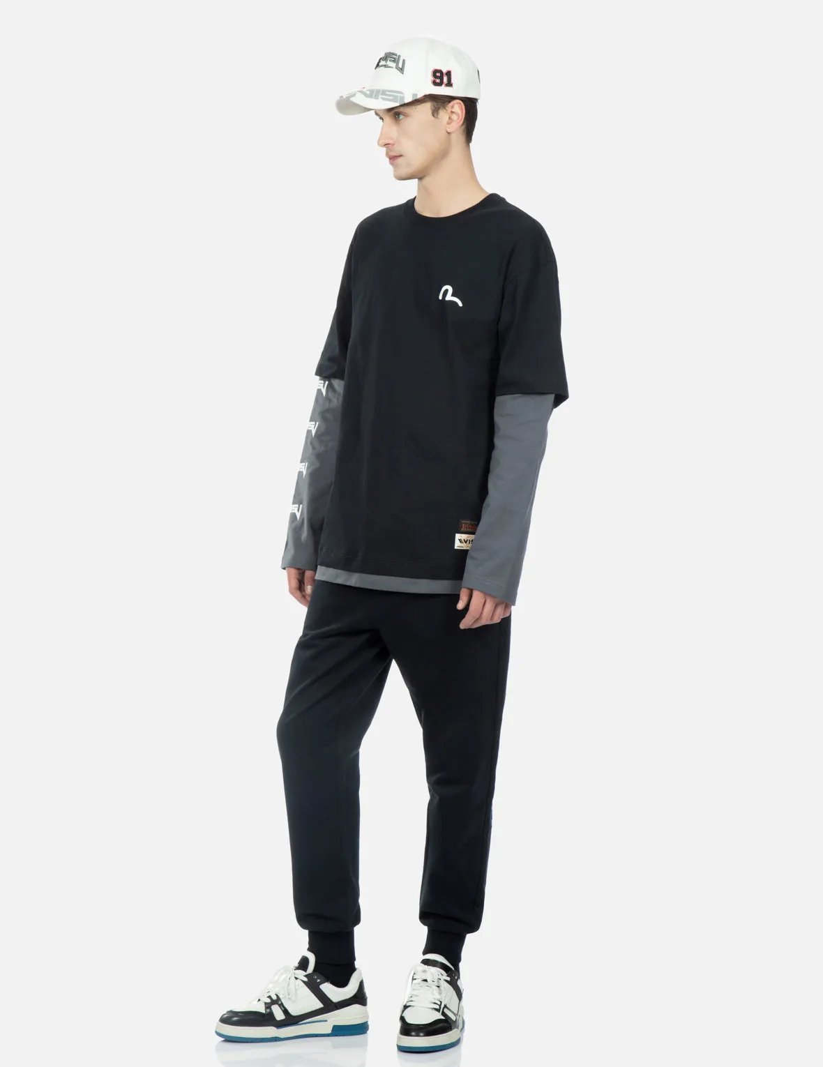 Flame Logo Print Sweatpants