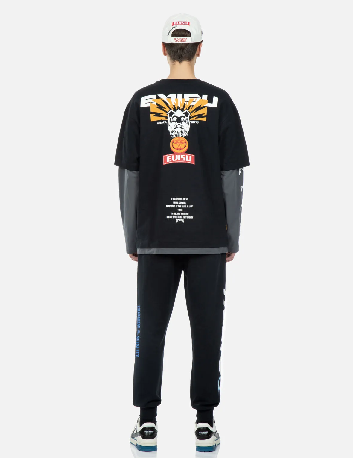 Flame Logo Print Sweatpants