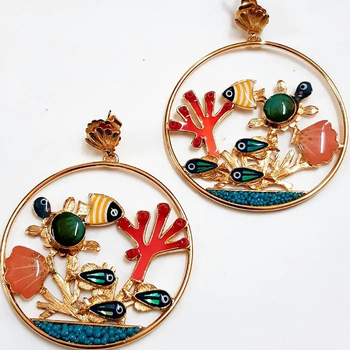 FUNKY FRENCH JEWELLERY UNDERWATER SCENE