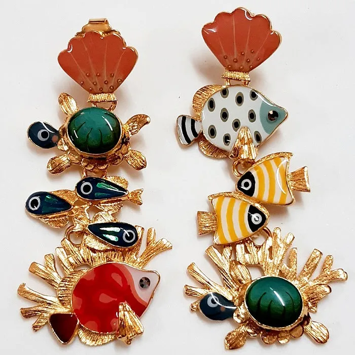 FUNKY FRENCH JEWELLERY UNDERWATER SCENE