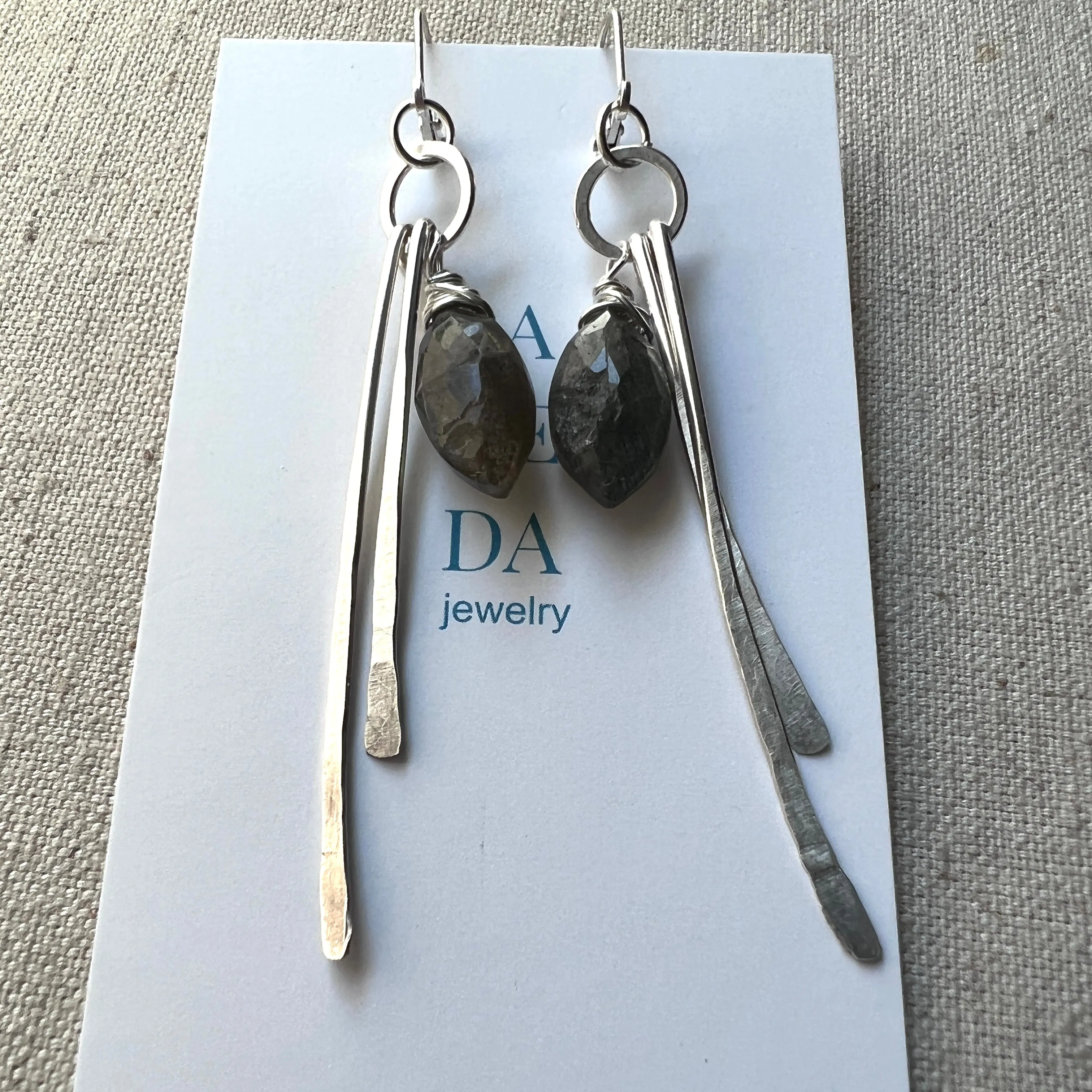 Funky Labradorite Earrings