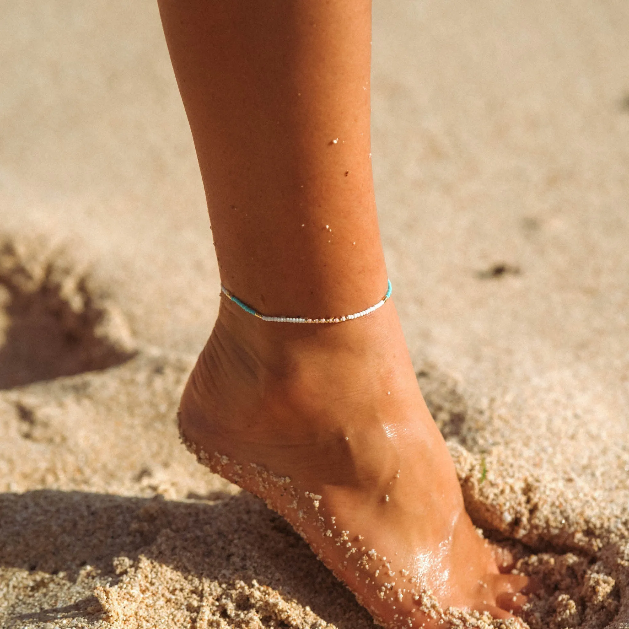 Giada Gembira Beaded Anklet