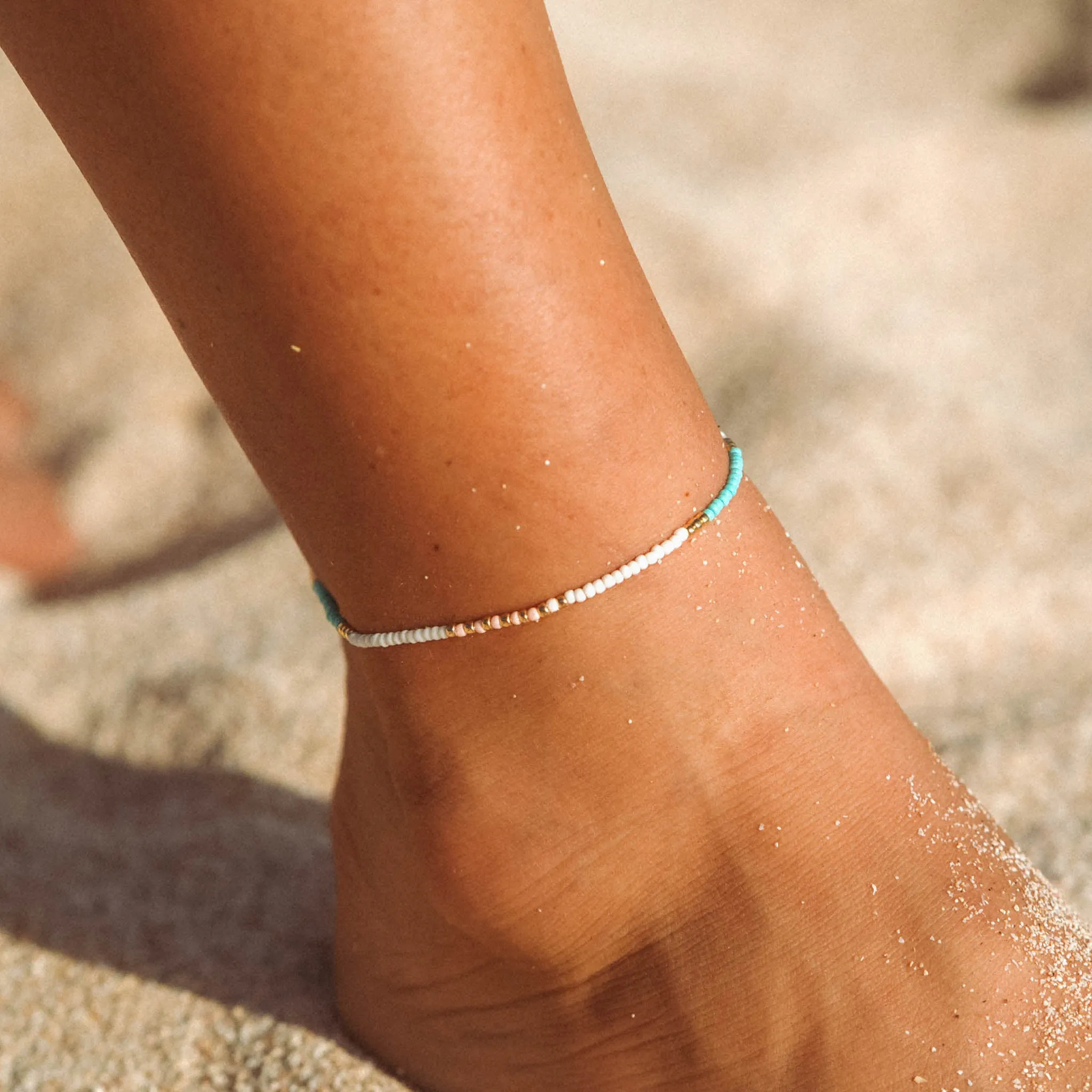 Giada Gembira Beaded Anklet