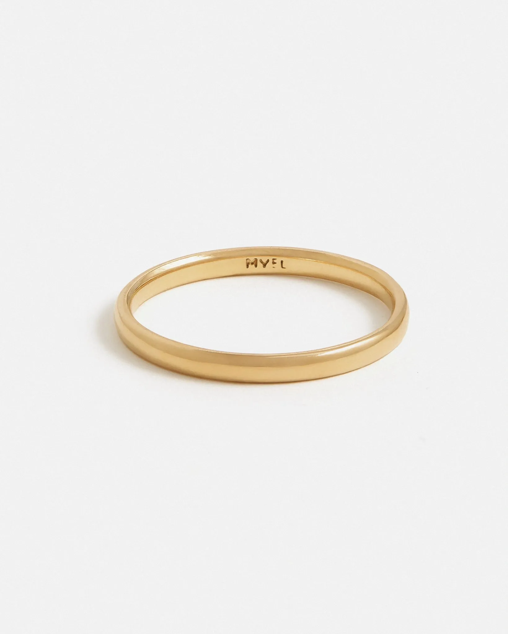 Half Round Band in 14k Gold 2mm