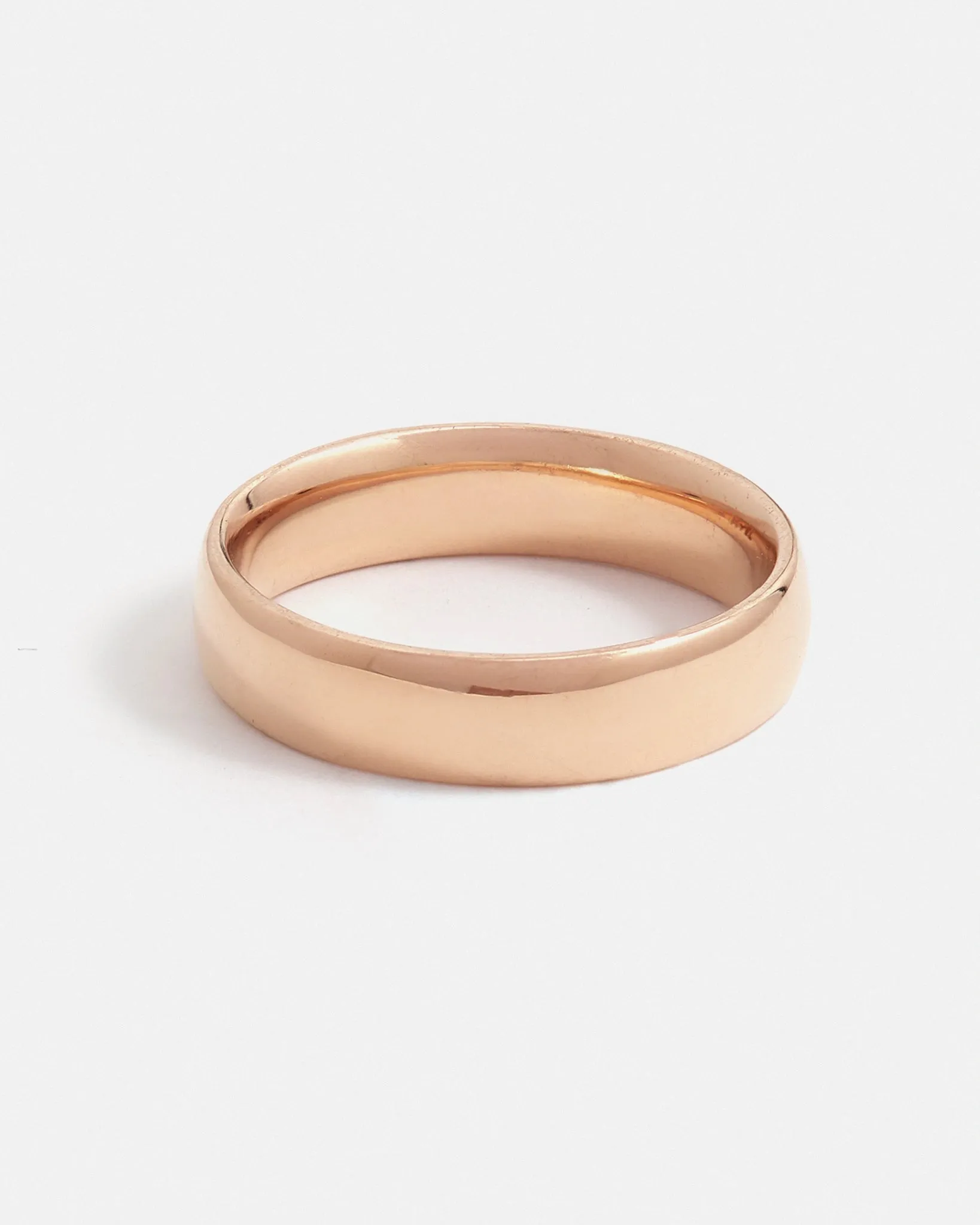 Half Round Band in 14k Gold 5mm