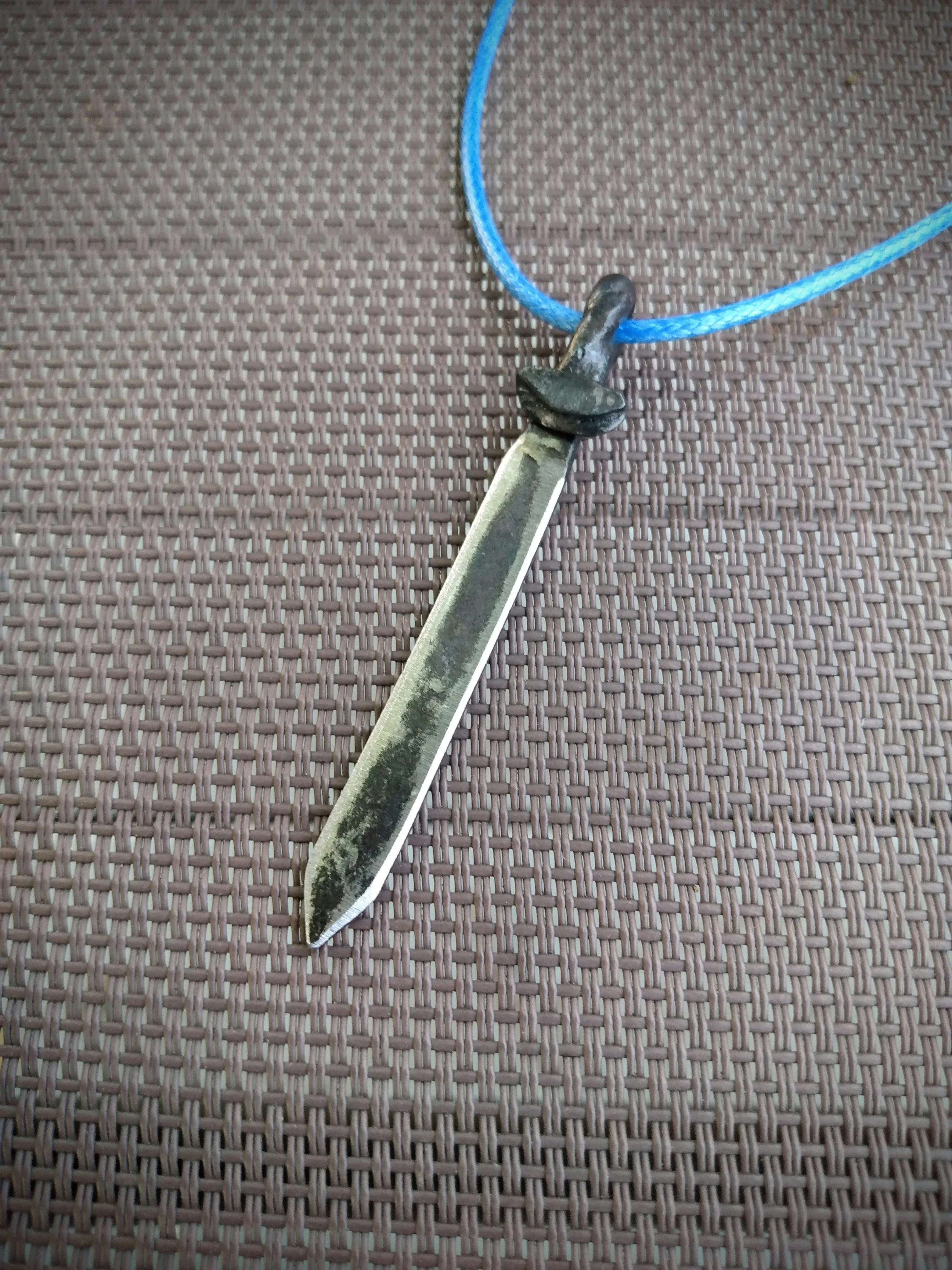 Hand Forged Sword Necklace