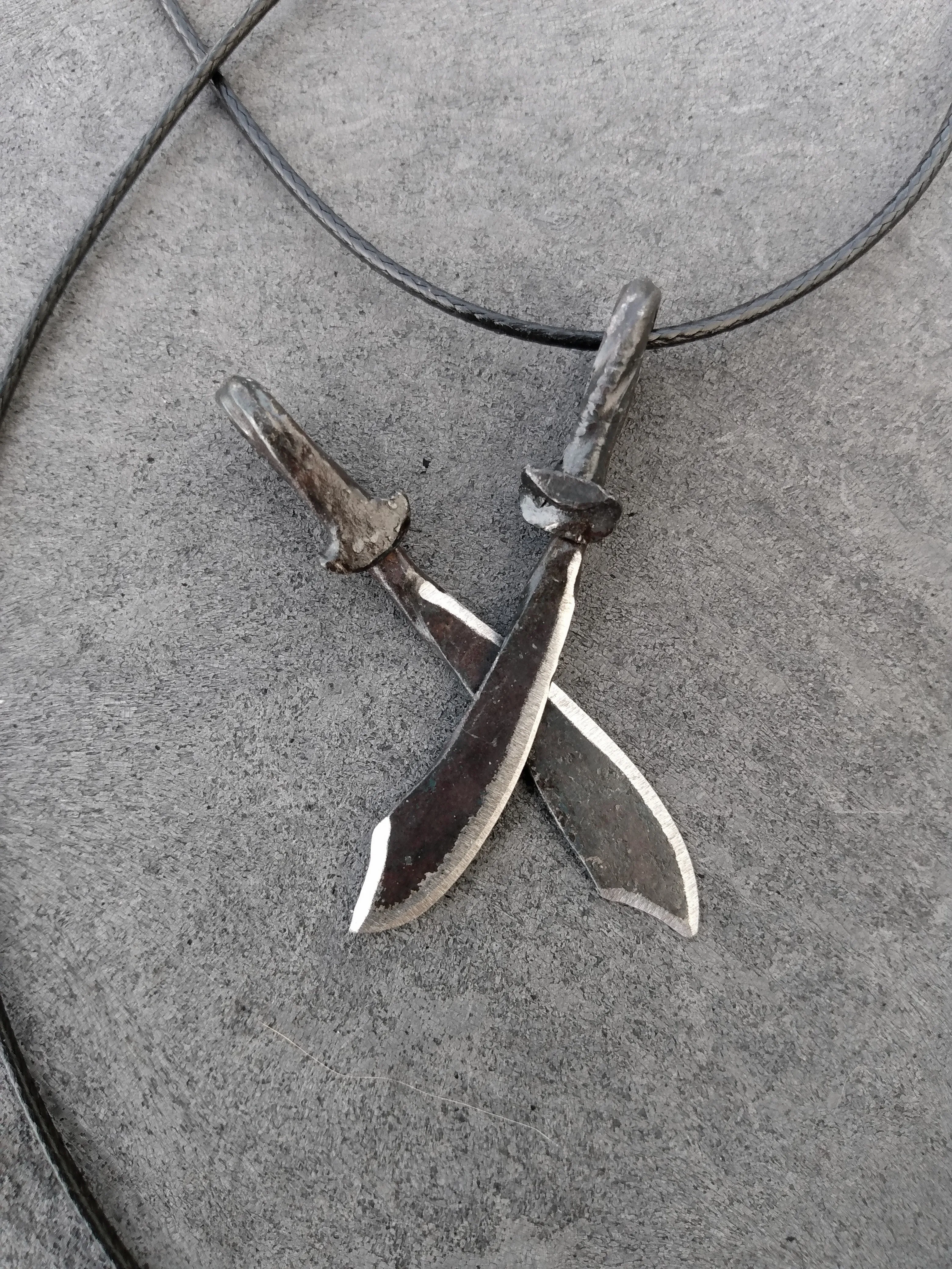 Hand Forged Sword Necklace