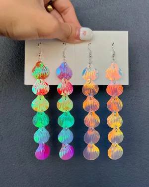 Handmade Shiny Shell Earrings