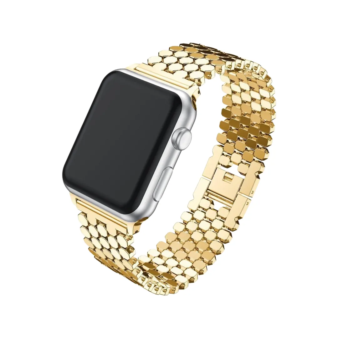 Honeycomb Stainless Steel Apple Watch Strap