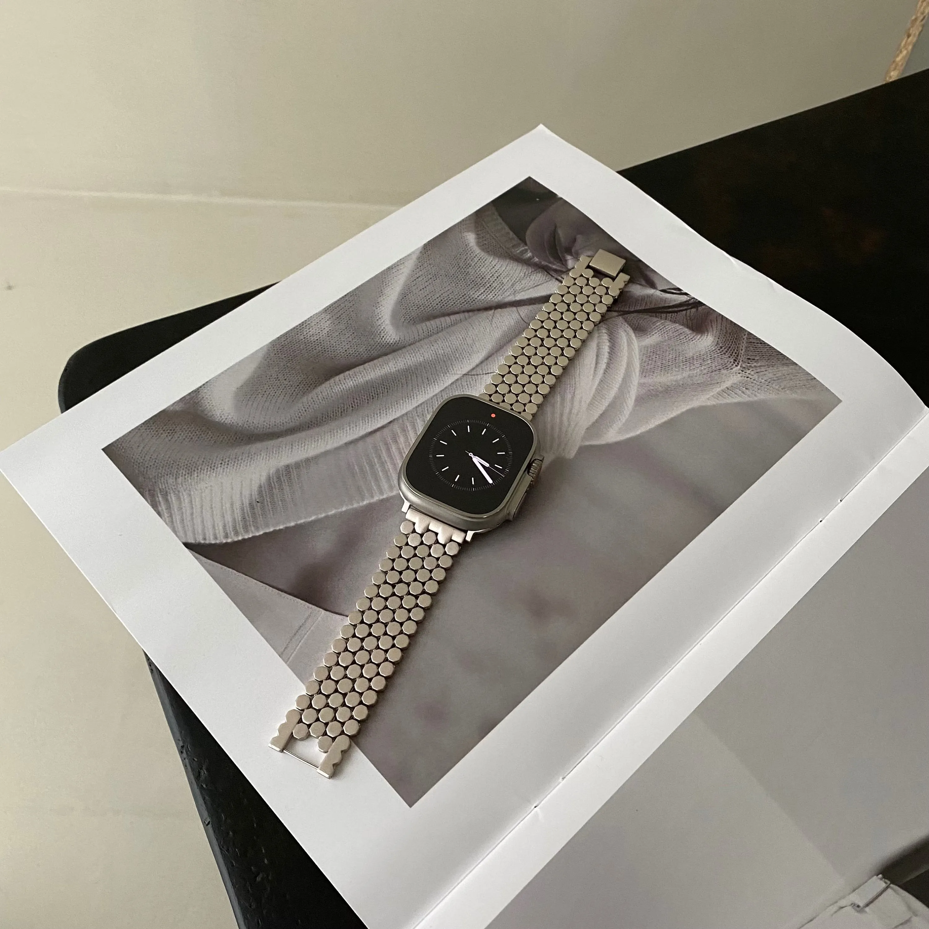 Honeycomb Stainless Steel Apple Watch Strap