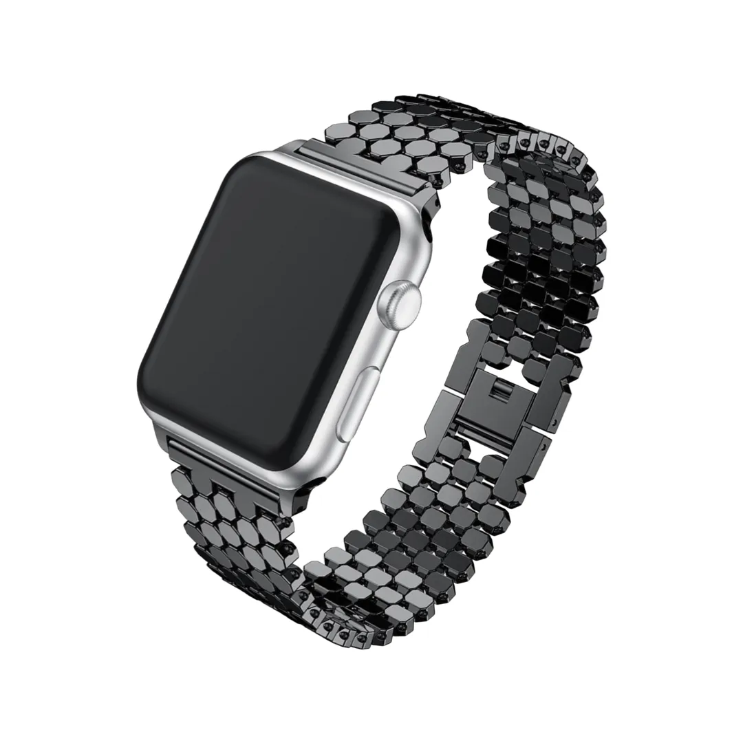 Honeycomb Stainless Steel Apple Watch Strap