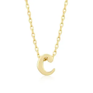 Initial C Gold Pendant