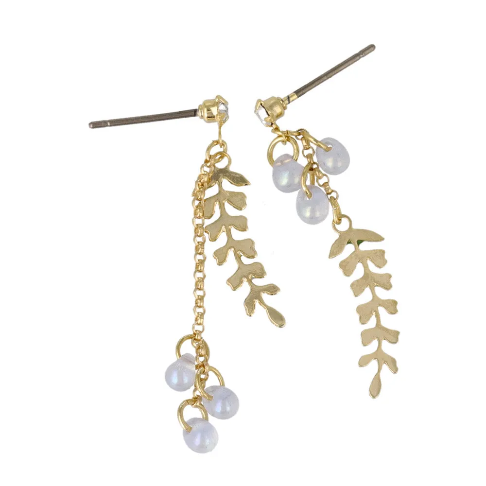 Japanese Wisteria Drop Earrings