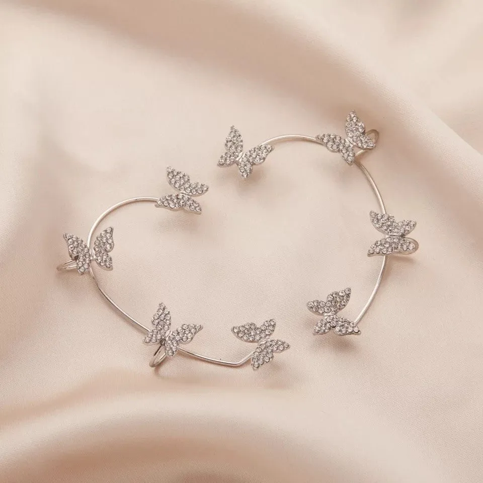 Korean Butterfly Ear Cuffs