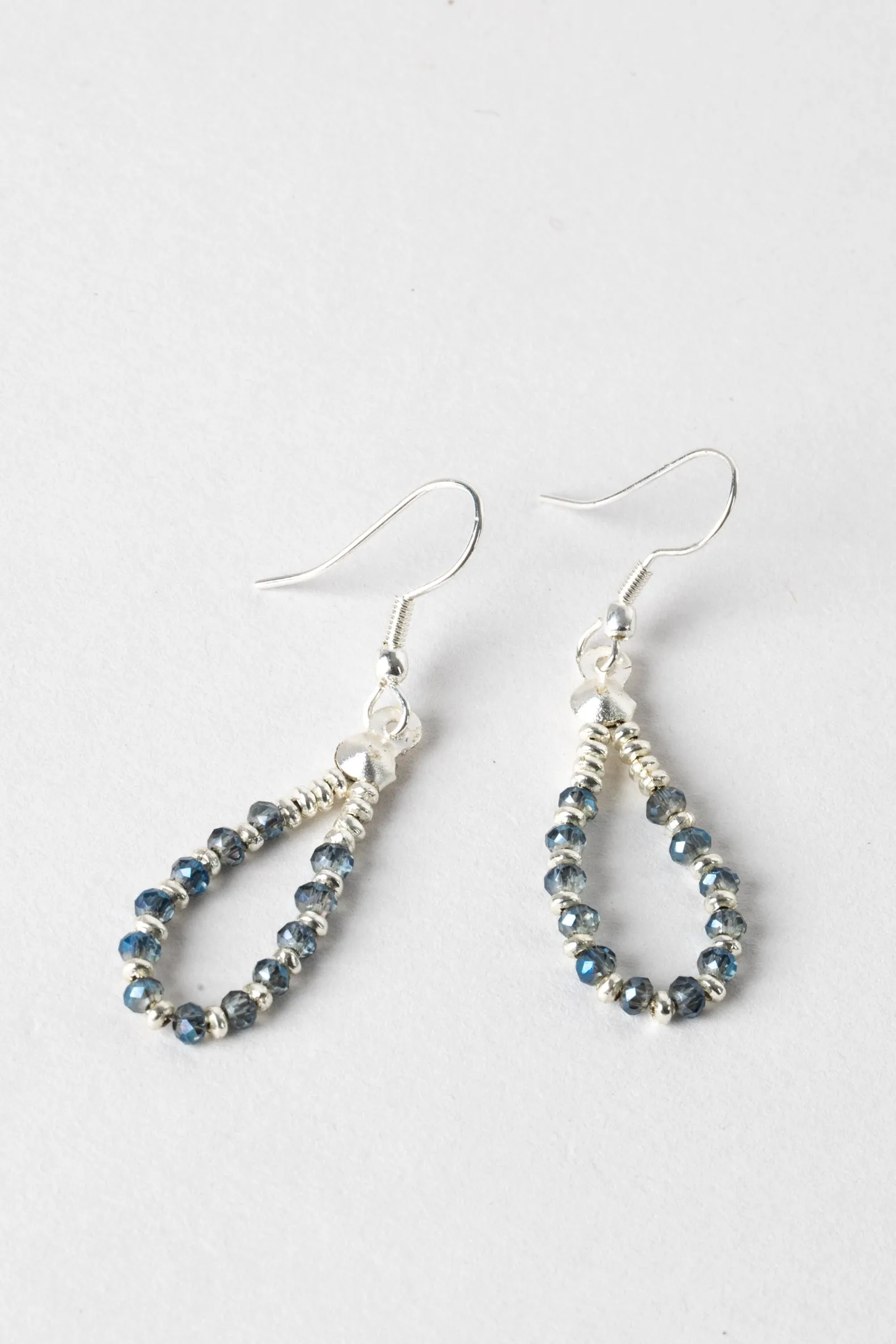 Lara Beaded Loop Earrings