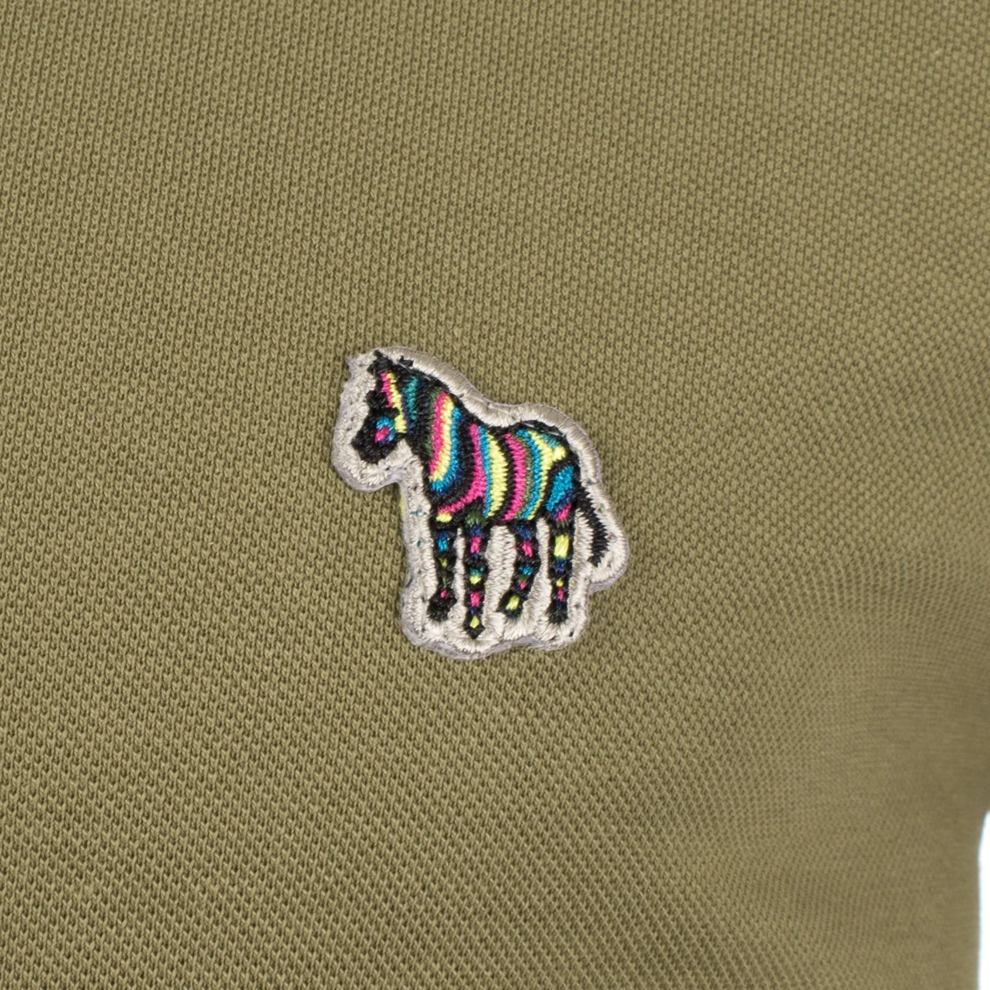 Long Sleeve Zebra Logo Single Tipped Polo