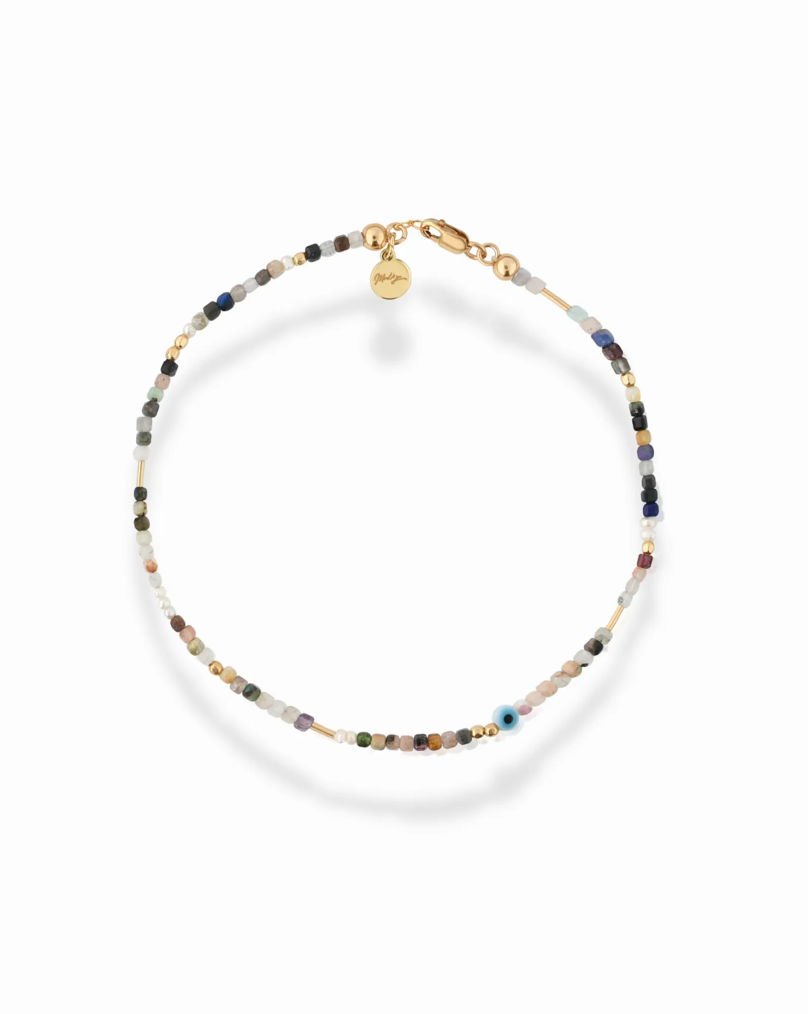 Luca Gemstone Anklet