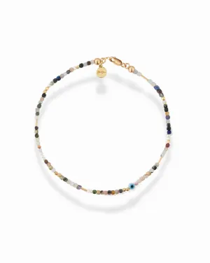 Luca Gemstone Anklet