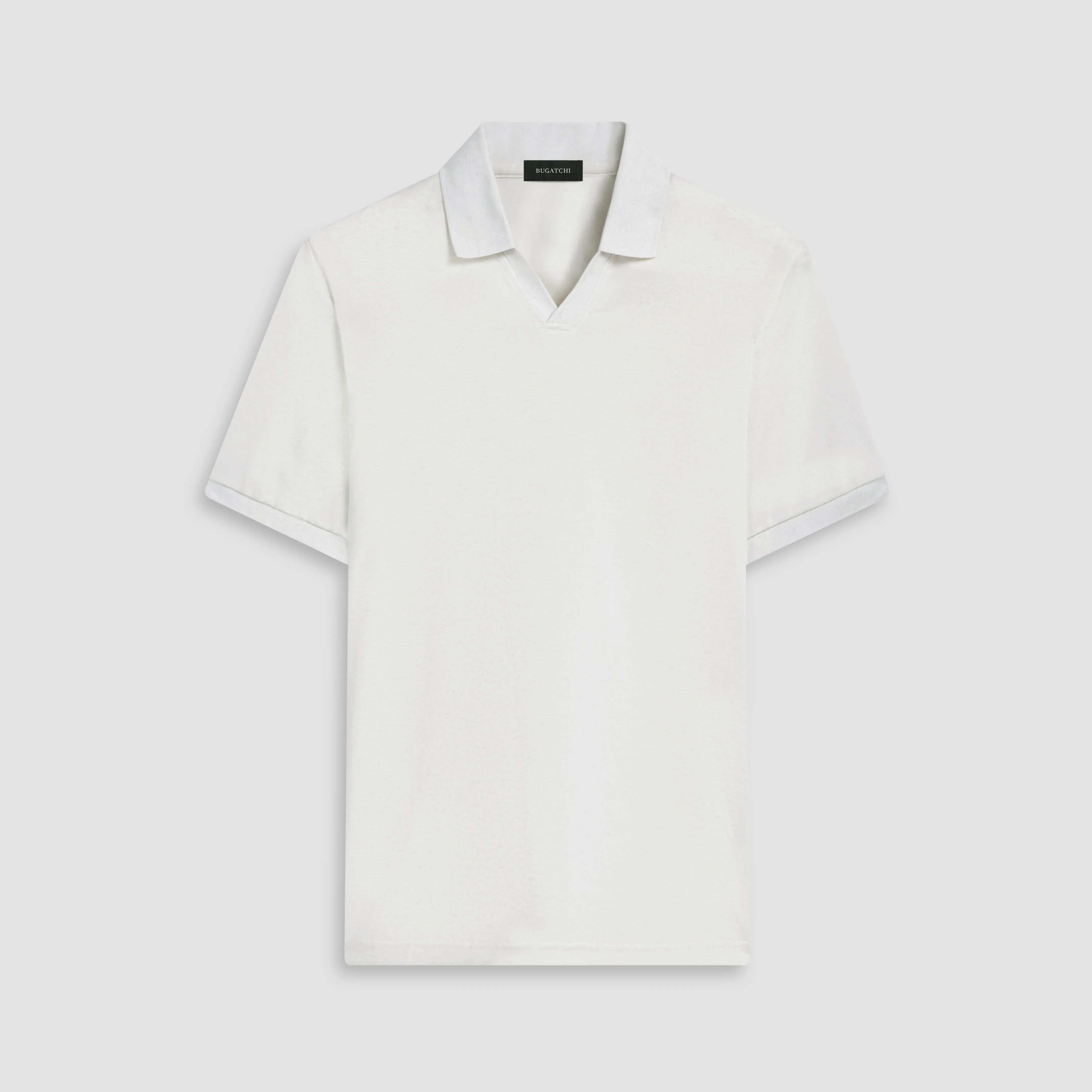 Marled Johnny Collar Polo