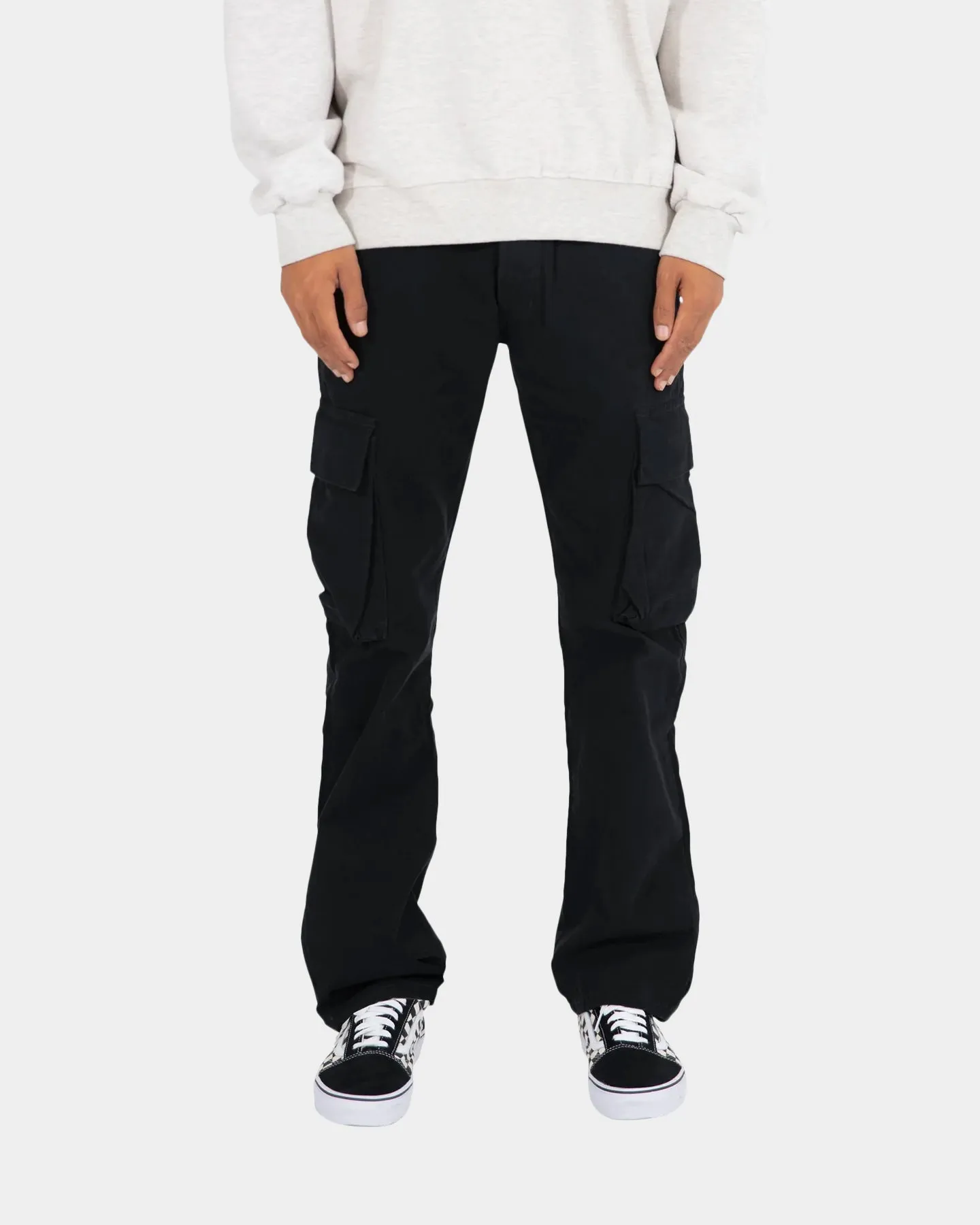 MNML V193 Cargo Snap Denim Jeans Black