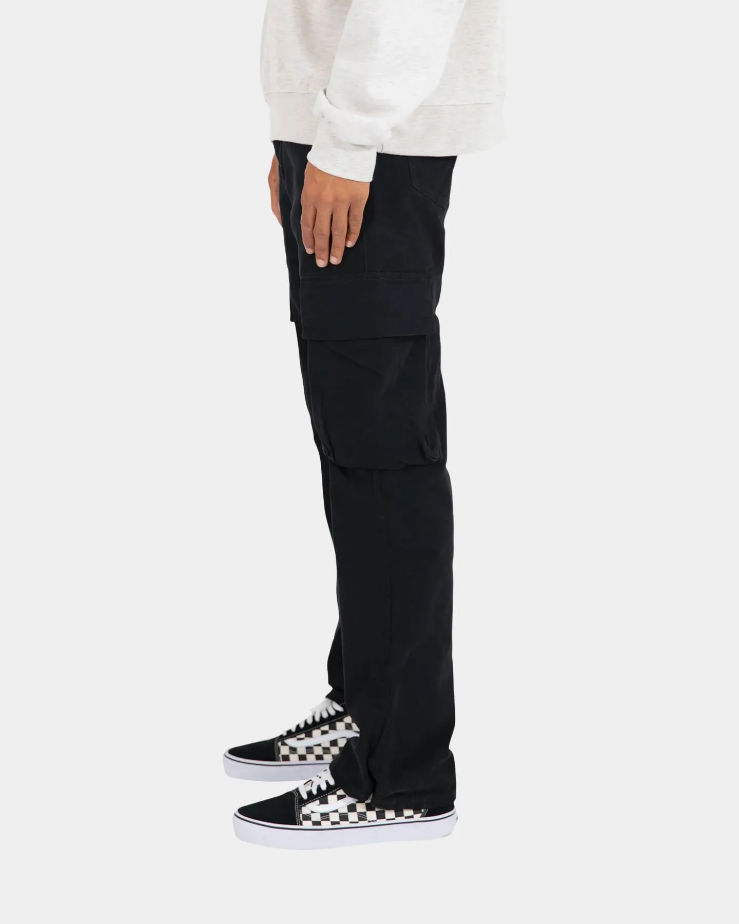 MNML V193 Cargo Snap Denim Jeans Black