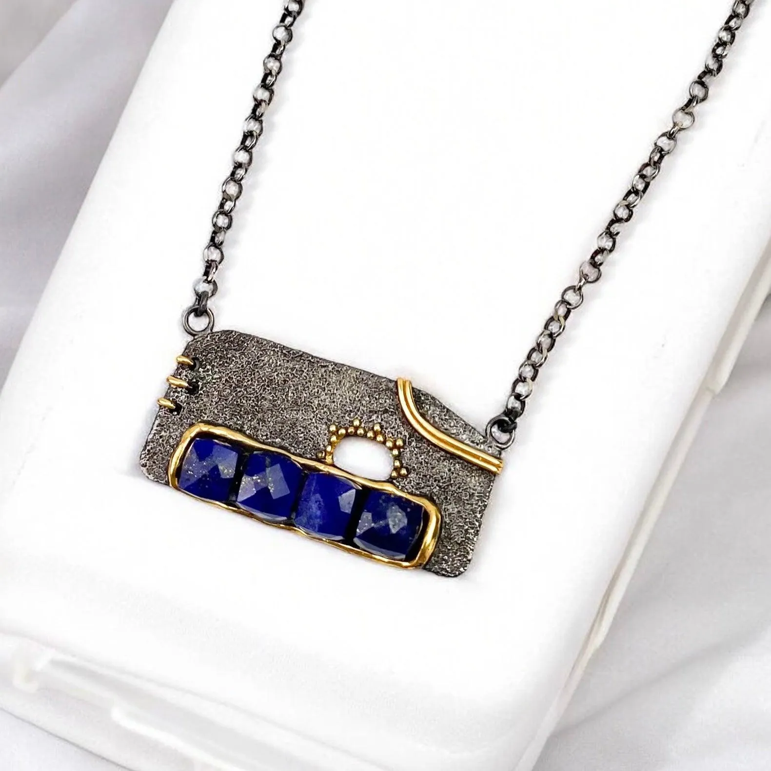 Modern Lapis Lazuli Necklace