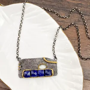 Modern Lapis Lazuli Necklace