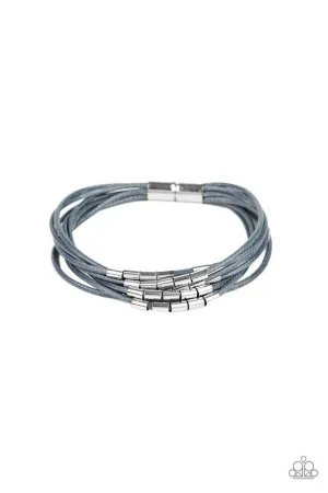 Paparazzi Bracelet ~ Lay Low - Silver