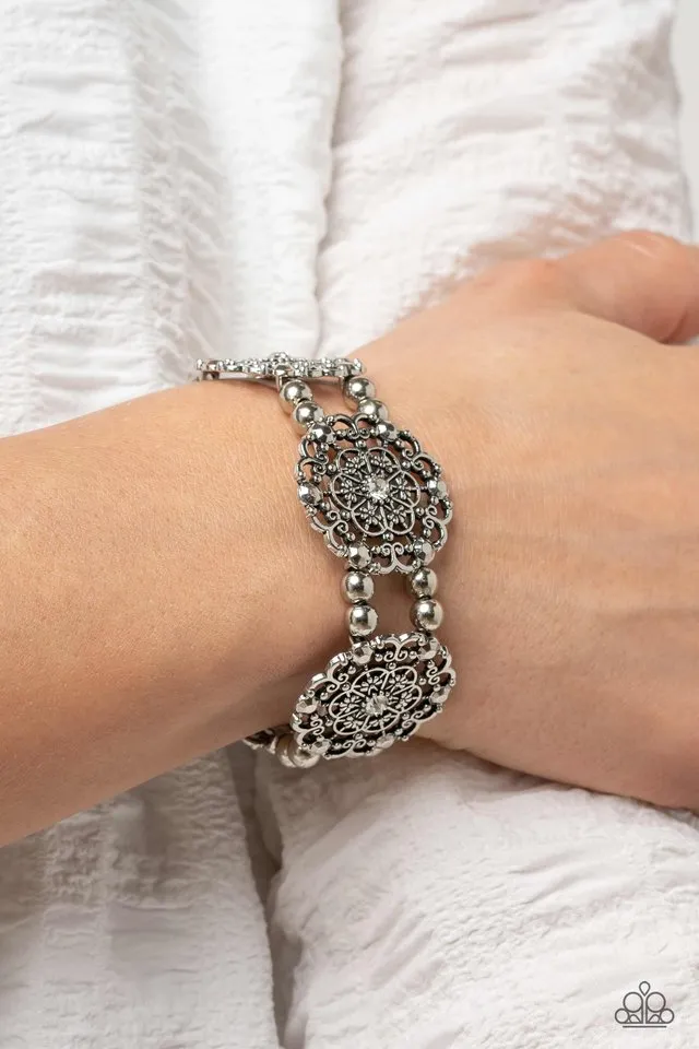 Paparazzi Bracelet ~ Ornamental Occasion - White