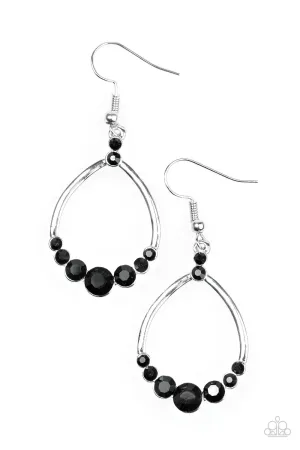 Paparazzi Earring ~ All That Glitters - Black