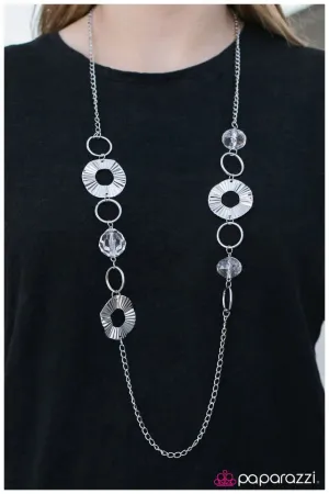 Paparazzi Necklace ~ Casino Nights - White