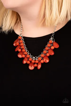 Paparazzi Necklace ~ Endless Effervescence - Orange