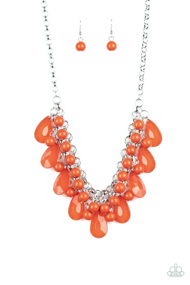 Paparazzi Necklace ~ Endless Effervescence - Orange