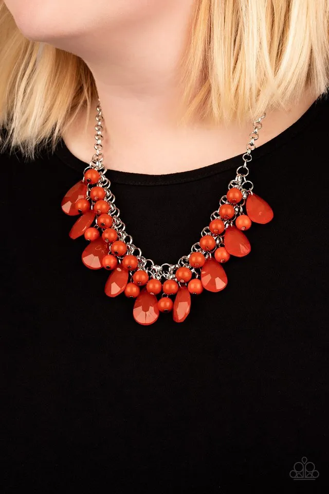 Paparazzi Necklace ~ Endless Effervescence - Orange