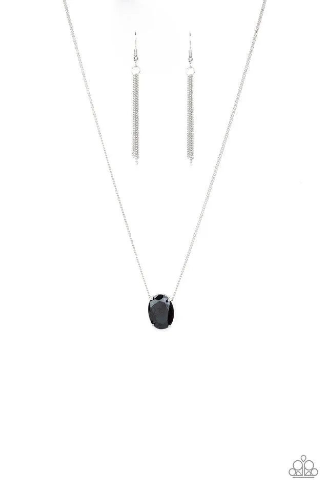 Paparazzi Necklace ~ Extra Ice - Black