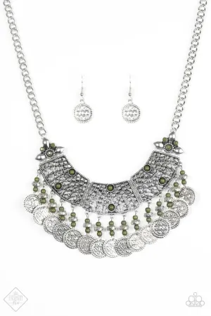 Paparazzi Necklace ~ I Am EMPRESS-ed - Green