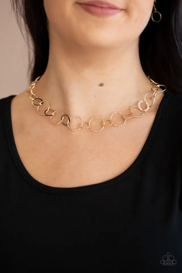 Paparazzi Necklace ~ Revolutionary Radiance - Gold