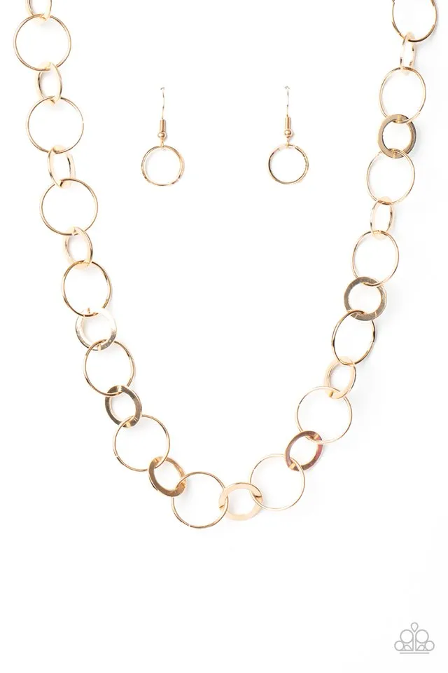 Paparazzi Necklace ~ Revolutionary Radiance - Gold