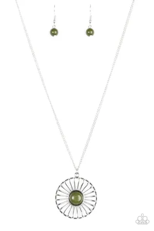 Paparazzi Necklace ~ She WHEEL Be Loved - Green