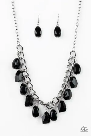 Paparazzi Necklace ~ Take The COLOR Wheel! - Black