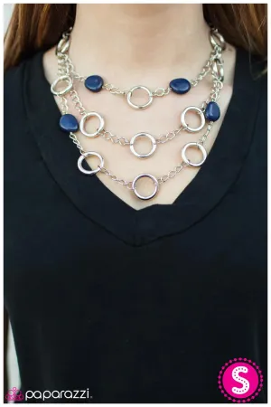 Paparazzi Necklace ~ The Optimist - Blue