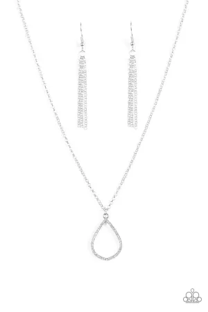 Paparazzi Necklace ~ Timeless Twinkle - White